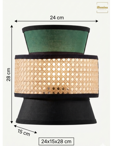 APPLIQUE GAZEBO VERDE E NERA