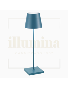 LAMPADA DA TAVOLO RICARICABILE POLDINA PRO BLU