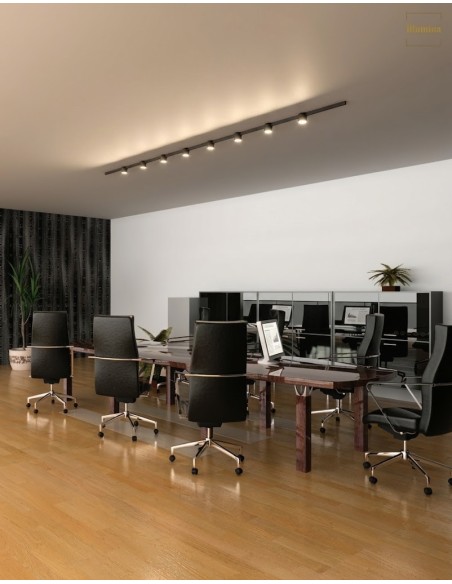 BINARIO MAGNETICO DECORATIVO NICHEL SCURO 1,50MT