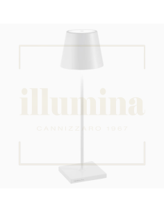 LAMPADA DA TAVOLO RICARICABILE POLDINA PRO BIANCO
