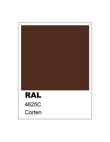 PLAFONIERA PUNNET LED 3000K/4000K D. 50 CM  CORTEN