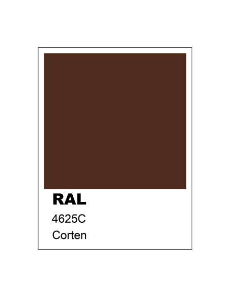 PLAFONIERA PUNNET LED 3000K/4000K D. 50 CM  CORTEN
