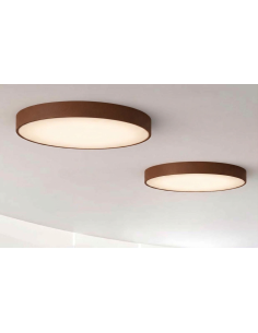 PLAFONIERA PUNNET LED 3000K/4000K D. 50 CM  CORTEN 2