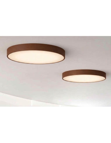 PLAFONIERA PUNNET LED 3000K/4000K D. 50 CM  CORTEN