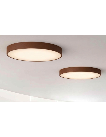 PLAFONIERA PUNNET LED 3000K/4000K D. 50 CM  CORTEN