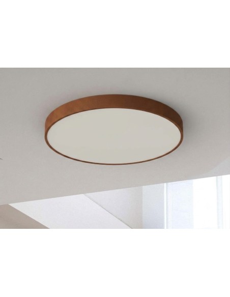 PLAFONIERA PUNNET LED 3000K/4000K D. 100 CM  CORTEN