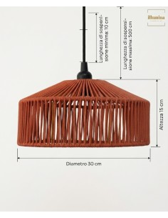 SOSPENSIONE CALABARDINA TERRACOTTA 2