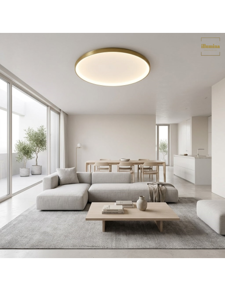 PLAFONIERA KRIZIA P/S ORO 78CM