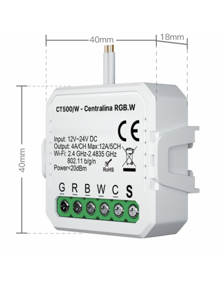CENTRALINA RGB.W PUSH/WIFI