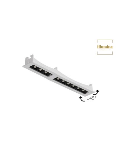 FARETTO INCASSO ORIENTABILI PIXEL 6W BIANCO