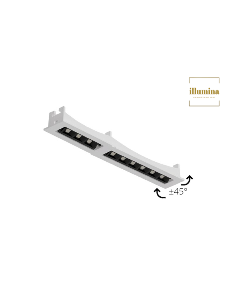 FARETTO INCASSO ORIENTABILI PIXEL 6W BIANCO