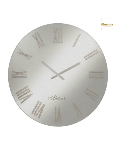 OROLOGIO MIRIAN SPECCHIO/FOGLIA ARGENTO 80CM