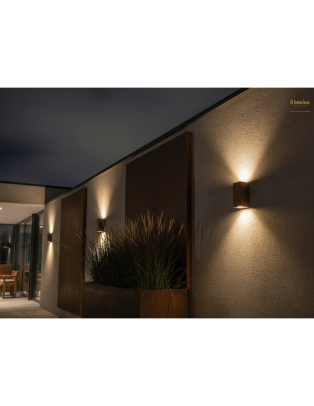 APPLIQUE MURCIA 2 CORTEN 2XGU10