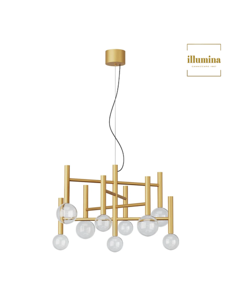 SOSPENSIONE BOLLA MATT GOLD