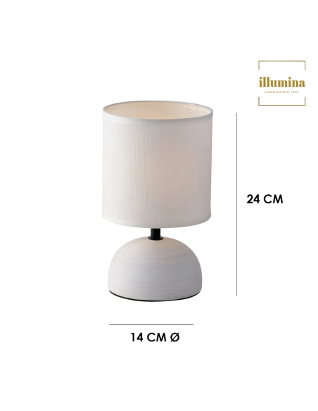 LAMPADA DA TAVOLO FURORE BIANCO