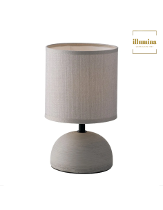 LAMPADA DA TAVOLO FURORE GRIGIO
