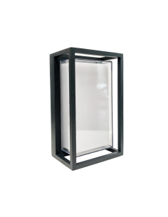 NOVA 12W RETTANGOLARE TRICOLOR NERO