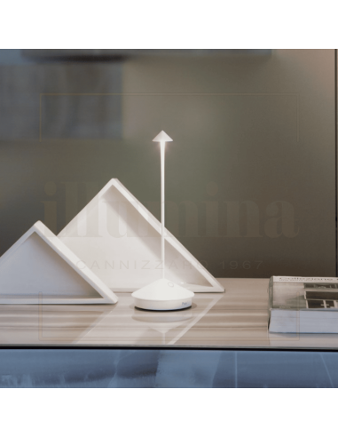 LAMPADA DA TAVOLO PINA BIANCO