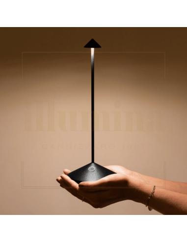 LAMPADA DA TAVOLO PINA NERO