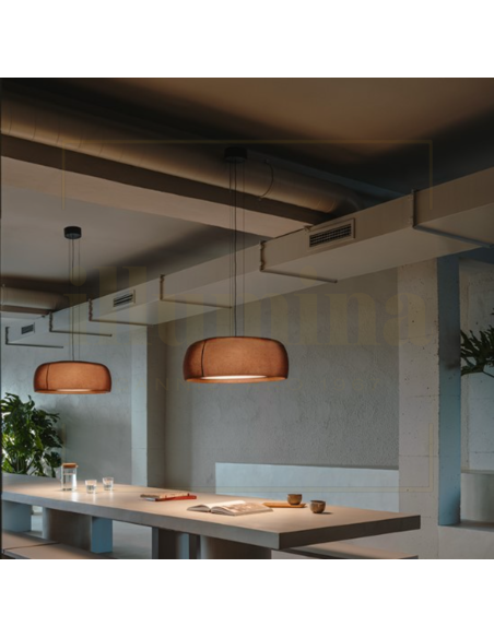 SOSPENSIONE GONG ROSSO TEGOLA