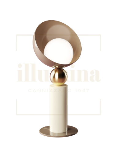 LAMPADA DA TAVOLO AURORA CAPPUCCINO