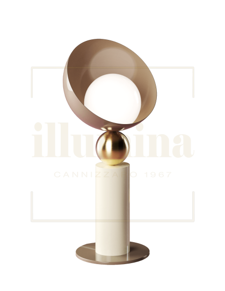 LAMPADA DA TAVOLO AURORA CAPPUCCINO