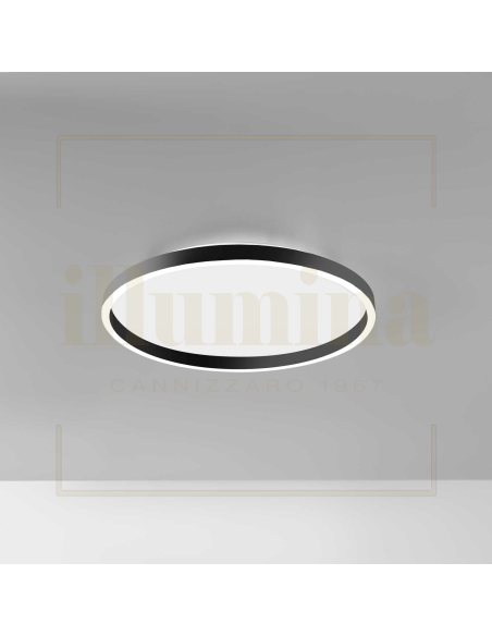 PLAFONIERA AELA NERO 60CM