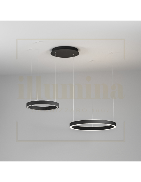 SOSPENSIONE CRISEIDE S/2D NERO