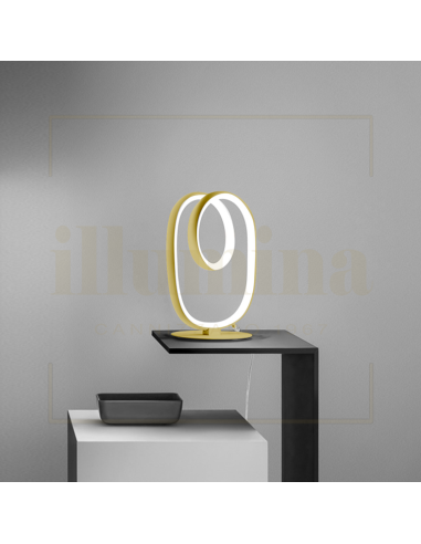 LAMPADA DA TAVOLO DIVA ORO