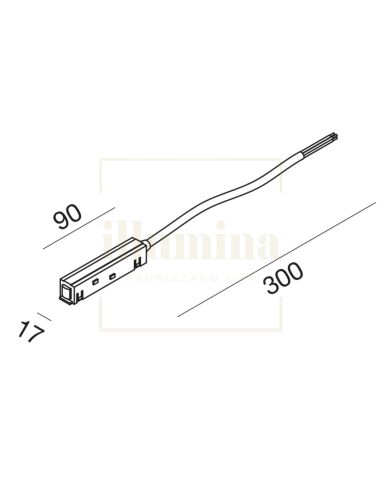 MODULO DI CONNESSIONE ELETTRICA PER ALIMENTAZIONE DA REMOTO GBIC14 NERO