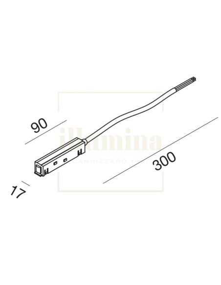 MODULO DI CONNESSIONE ELETTRICA PER ALIMENTAZIONE DA REMOTO GBIC14 NERO