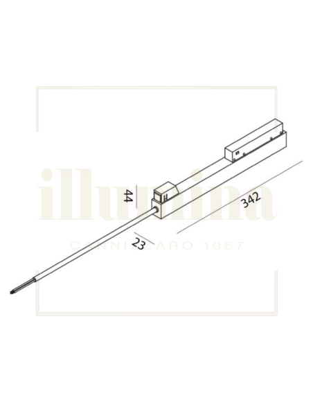 ALIMENTATORE AD INCASTRO 200W GBITR2 PER BINARIO MAGNETICO
