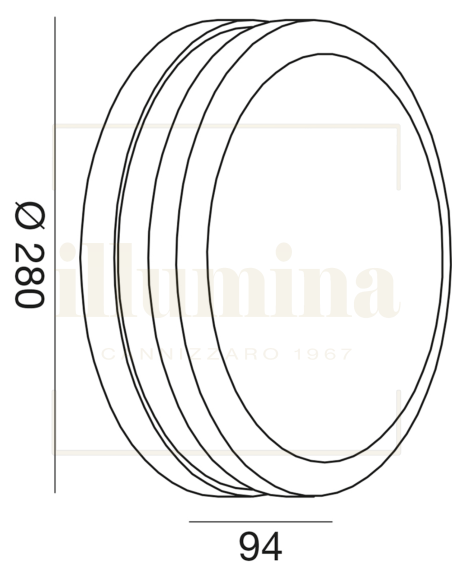 PLAFONIERA/APPLIQUE GES293 BIANCO