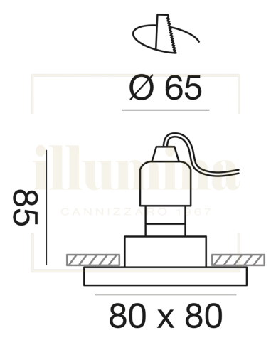 FARETTO INCASSO GFA321