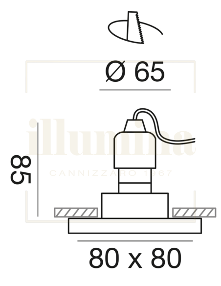 FARETTO INCASSO GFA321