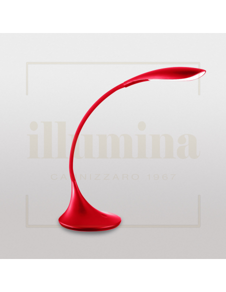 LAMPADA DA TAVOLO NUNKI GLS003 ROSSO