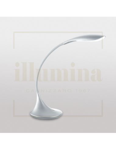 LAMPADA DA TAVOLO NUNKI GLS004 GRIGIO LUCIDO