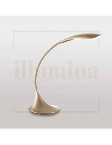 LAMPADA DA TAVOLO NUNKI GLS005 ORO SATINATO