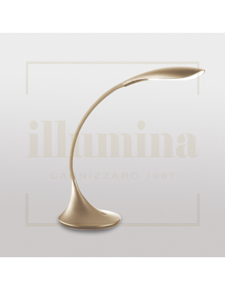 LAMPADA DA TAVOLO NUNKI GLS005 ORO SATINATO