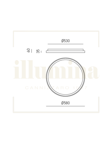 PLAFONIERA KRIZIA P/G ORO