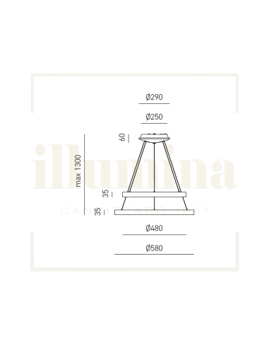SOSPENSIONE KRIZIA S/2 BIANCO