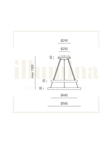 SOSPENSIONE KRIZIA S/2 BIANCO