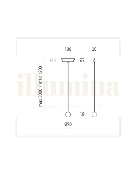 SOSPENSIONE NARDO S RAME PER BINARIO