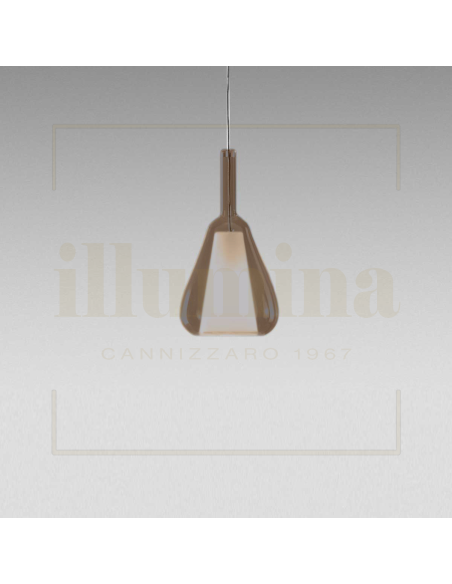 SOSPENSIONE OFELIA S/11 MINI AMBRA FUME'