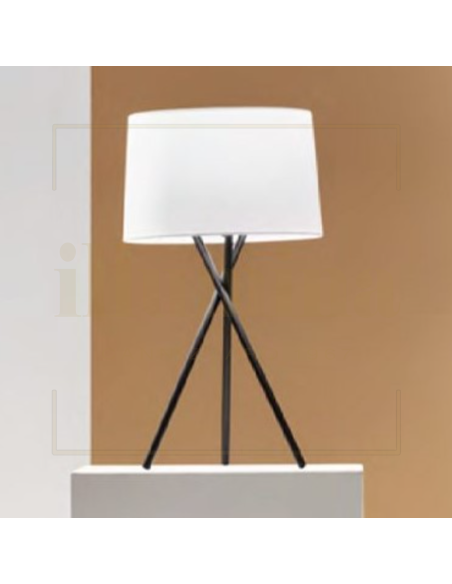LAMPADA DA TAVOLO ZAIRA BIANCO E NERO