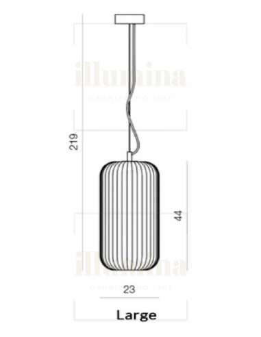 SOSPENSIONE RANTAN L AMBRA