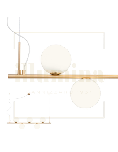 SOSPENSIONE TALIS 01-1635 5XE27 BRONZO SPAZZOLATO