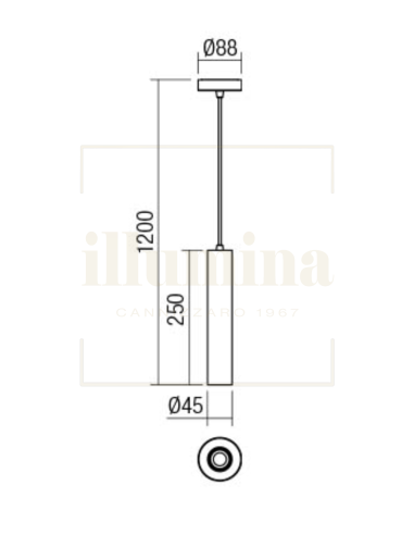 SOSPENSIONE GOSSIP BIANCA