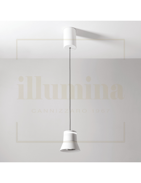 SOSPENSIONE CLOCHE BIANCO