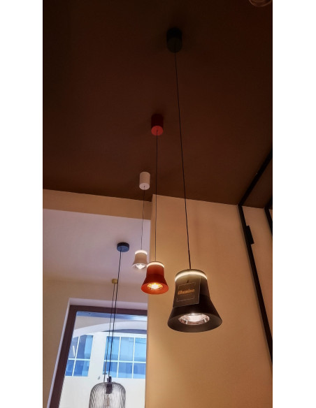 SOSPENSIONE CLOCHE BIANCO